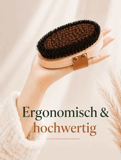Trockenbürste mit Kupferborsten