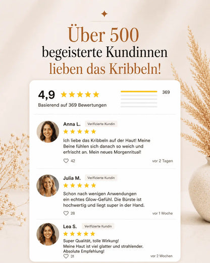 Trockenbürste mit Kupferborsten